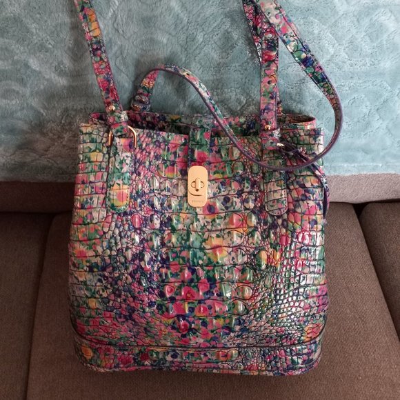 Brahmin Fiora Spring Ditsy Handbag - Picture 1 of 6